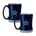 thumbnail image 1 of Logo Brands Dallas Cowboys 14oz Relief Mug Set, 1 of 5