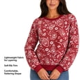thumbnail image 4 of Vera Bradley Paisley Crew Neck Sweater, 4 of 6