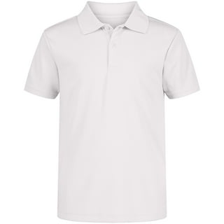Nautica Boys Short Sleeve Performance Uniform Polo