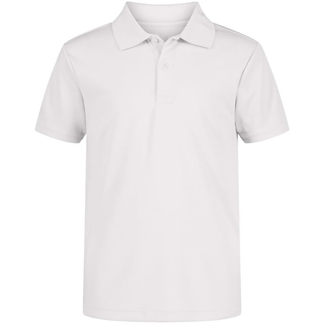 Nautica Boys Short Sleeve Performance Uniform Polo