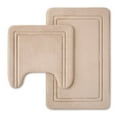 thumbnail interactive-video image 1 of Member's Mark Quick-Dry Memory Foam Bath Mat Contour Set, Assorted Colors, 1 of 8