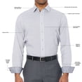 thumbnail image 4 of Nick Graham Men's Modern Fit Traveler Dress Shirt, 4 of 7