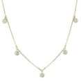 thumbnail image 1 of 0.75 CT. TW. Bezel Set Chandelier Diamond  Necklace in 14K Gold, 1 of 6