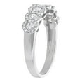 thumbnail image 3 of 0.75 CT. T.W. Round Cut Scalloped Halo Diamond Ring in 14K Gold, 3 of 4