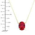 thumbnail image 4 of Lab Created Gemstone Necklace in 14K Yellow Gold, 4 of 8