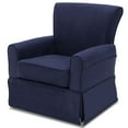 thumbnail image 3 of Delta Children Benbridge Nursery Glider Swivel Rocker Chair, Navy, 3 of 5