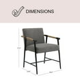 thumbnail image 4 of Parker Stain Resistant Fabric Dining Chair, Assorted Colors, 4 of 10
