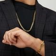 thumbnail image 6 of Italian 14K Yellow Gold Hollow Mariner Link Chain, 6 of 6