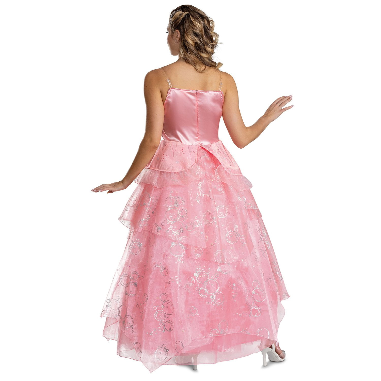 pink dress glinda The Glinda Bubble Gown hand bead ballgown in pink color