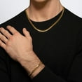 thumbnail image 5 of Miami Cuban Chain Bracelet in 14K Gold, 5 of 5