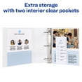 thumbnail image 4 of Avery Economy View Binder with Round Rings , 3 Rings, 11 x 8.5, White, Select Size, 4 of 8
