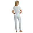 thumbnail image 3 of Steve Madden Women's Short Sleeve Top & Pant Pajama Set, 3 of 5