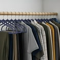 thumbnail image 7 of Member's Mark Heavy Duty Adult Velvet Hangers, Assorted Colors - 50 Pack, 7 of 9