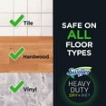thumbnail image 5 of Swiffer Heavy Duty Dry + Wet Sweeping Kit Cleaning Tool, 1 Swiffer, 8 Dry Cloths, 5 Wet Cloths, 5 of 10