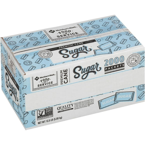 Member's Mark Premium Cane Sugar Packets, 2,000 ct.