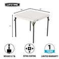 thumbnail image 2 of Lifetime Children's 24" Square Folding Table, Almond, 2 of 10