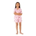 thumbnail image 1 of Member's Mark Girl's Valentines Notch Collar Pajama Set, 1 of 12