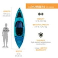 thumbnail image 2 of Lifetime Tundra Sit-Inside Bahama Fusion Kayak, 122" x 32" x 14", 2 of 12
