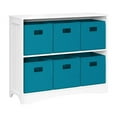 thumbnail image 1 of RiverRidge Horizontal Bookcase with 6 Bins, Assorted Shelf and Bin Colors, 1 of 6