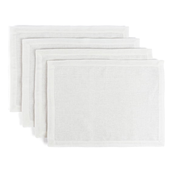 Over&Back Linen Placemats, Set of 4