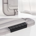 thumbnail image 4 of IRIS USA 72 Qt Plastic Storage Box with Lid and Latches, Clear, 3 Piece Set, 4 of 5