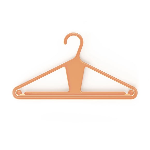 The Original Kangaroo™ Hanger is Made in Wisconsin, USA with 100% recycled material and a patented design. Clip in Pants, shirts, straps, tanks, jackets and even entire outfits on a single hanger!