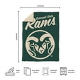 thumbnail image 5 of Logo Brands Colorado State Rams Luxe Dreams Throw, 60" x 80", 5 of 6