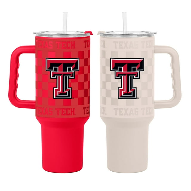 Logo Brands Texas Tech Red Raiders 40 oz. Stainless Steel Tumbler Set