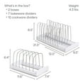 thumbnail image 6 of YouCopia Cookware and Bakeware Organizer, 2-Piece Set, 6 of 7