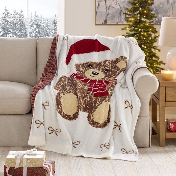 Member's Mark Holiday Cozy Knit Throw, 60" x 70", Seasonal