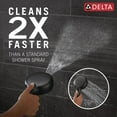 thumbnail image 3 of Delta Faucet 6-Setting Hand Shower with Cleaning Spray, 3 of 15