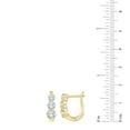 thumbnail image 4 of Lab Created Round Cut 1.96 CT. T.W. 3-Stone Floating Diamond Earrings in 18K Gold, 4 of 4