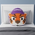 thumbnail image 2 of Logo Brands Clemson Tigers Puff Pillow, 2 of 5