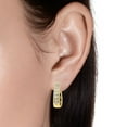 thumbnail image 2 of 1.45 CT. T.W. Diamond "J" Earrings in 14k Yellow Gold (I, I1), 2 of 3