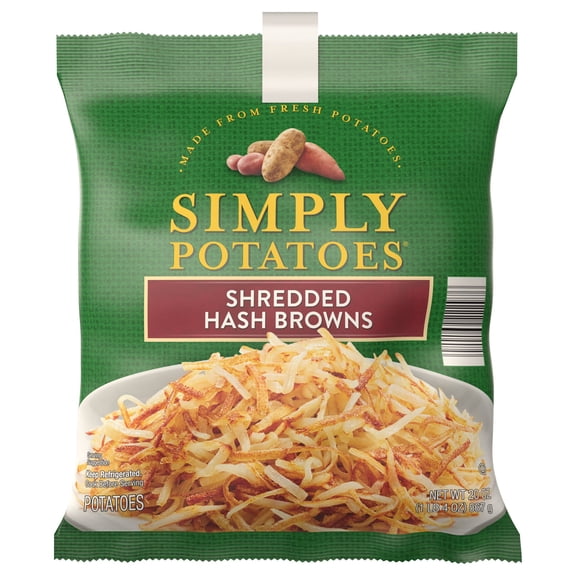 Simply Potatoes Shredded Hash Browns, 20 oz., 2 ct.
