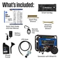 thumbnail image 6 of 13500/10500- Watt Westinghouse Tri-Fuel Portable Generator with CO Sensor + Remote Electric Start / Propane Hose, 6 of 15