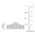 thumbnail image 6 of 0.50 CT. T.W. Round Cut Halo Diamond Ring & Band Set in 14K Gold, 6 of 6