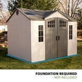 thumbnail image 2 of Lifetime 10' x 8' Outdoor Storage Shed with Carriage Doors, 2 of 12