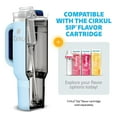 thumbnail image 2 of Cirkul 40oz Raindrop Tumbler Starter Kit + 4 Flavor Cartridges, 2 of 3