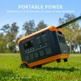thumbnail image 4 of 7,200 Watt Wattbricks Energy Portable Solar Generator & 400-Watt Portable Solar Panel Bundle, 4 of 9
