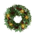 thumbnail image 2 of Member's Mark 32" Greenery Wreath with Pre-Lit Spheres, 2 of 4