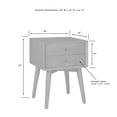 thumbnail image 7 of Crosley Furniture Landon Nightstand Side Table with Drawer, 7 of 7