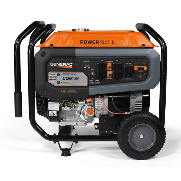 10,000/8,000- Watt Generac Gas-Powered Portable Generator With CO
