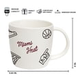 thumbnail image 4 of Logo Brands Miami Heat 18oz Playmaker Mug Bundle, 4 of 5