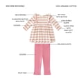 thumbnail image 3 of Member's Mark Baby Girl 2-Piece Pant Set, 3 of 9