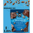 thumbnail image 3 of Member's Mark Dark Chocolate Thins with Almonds & Sea Salt, 20 oz., 3 of 5