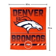 thumbnail image 7 of Logo Brands Denver Broncos 60"x70" Super Plush Blanket, 7 of 7