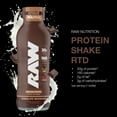 thumbnail image 4 of RAW Protein 30g Protein Shake, Chocolate, 12 ct., 4 of 8