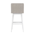 thumbnail image 9 of HH2 Home Upholstered Tapered Back Wood Adjustable Height Swivel Bar Stool, 9 of 19