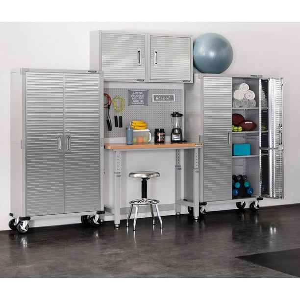 Seville Classics UltraHD 5-Piece Steel Garage Cabinet Storage Set